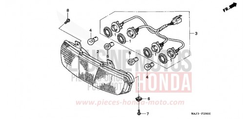 REAR COMBINATION LIGHT ST1100AS de 1995